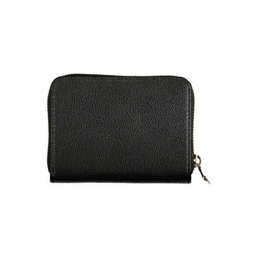 Cartera de cuero negra para mujer Patrizia Pepe