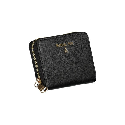 Cartera de cuero negra para mujer Patrizia Pepe