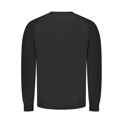 Suéter de lana negro para hombre Guess Jeans
