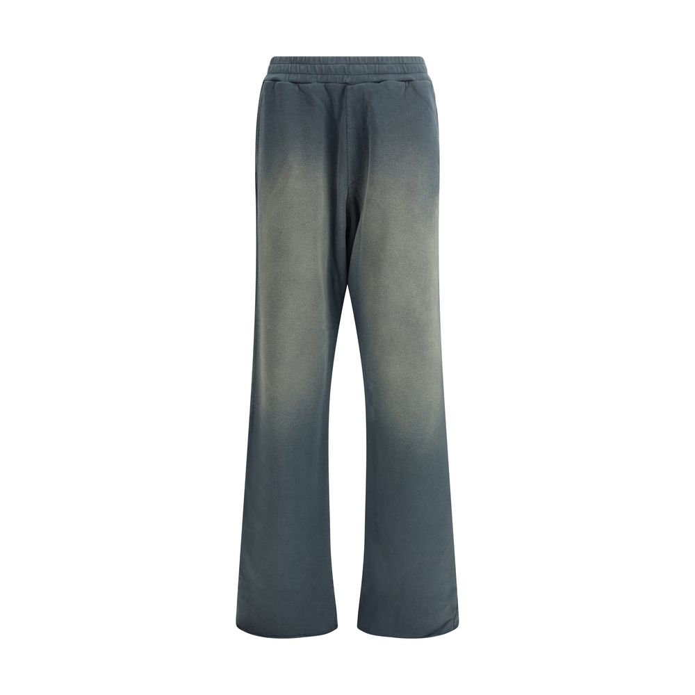 Pantalón de chándal de algodón azul Golden Goose