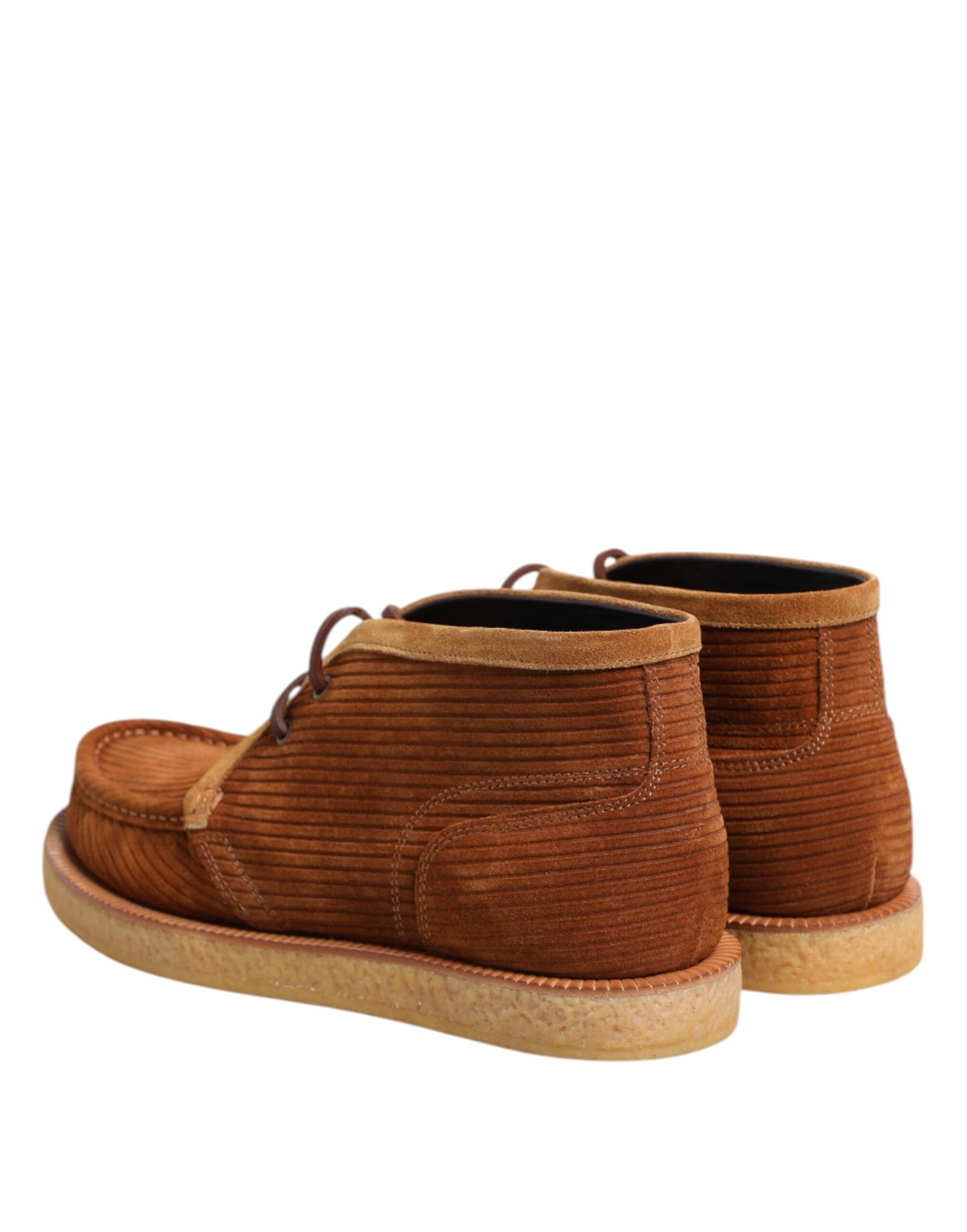 Botines de Desierto de Piel Nobuk Ante Marrón Dolce & Gabbana