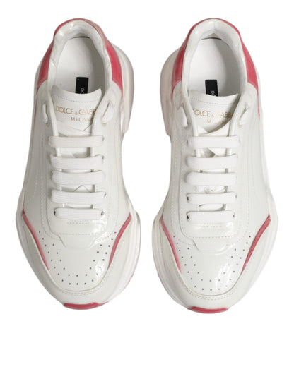 Zapatillas bajas Dolce & Gabbana blancas y rosas Daymaster