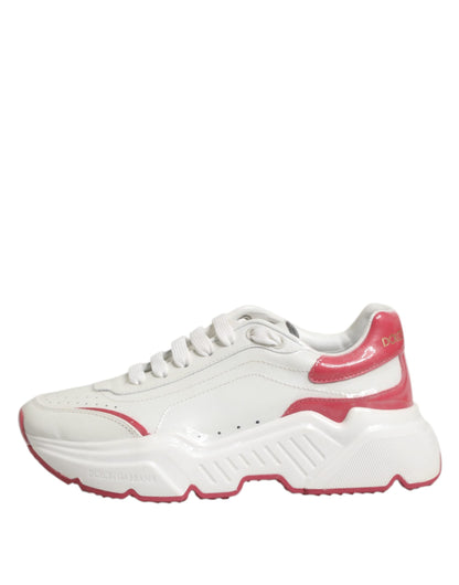 Zapatillas bajas Dolce & Gabbana blancas y rosas Daymaster