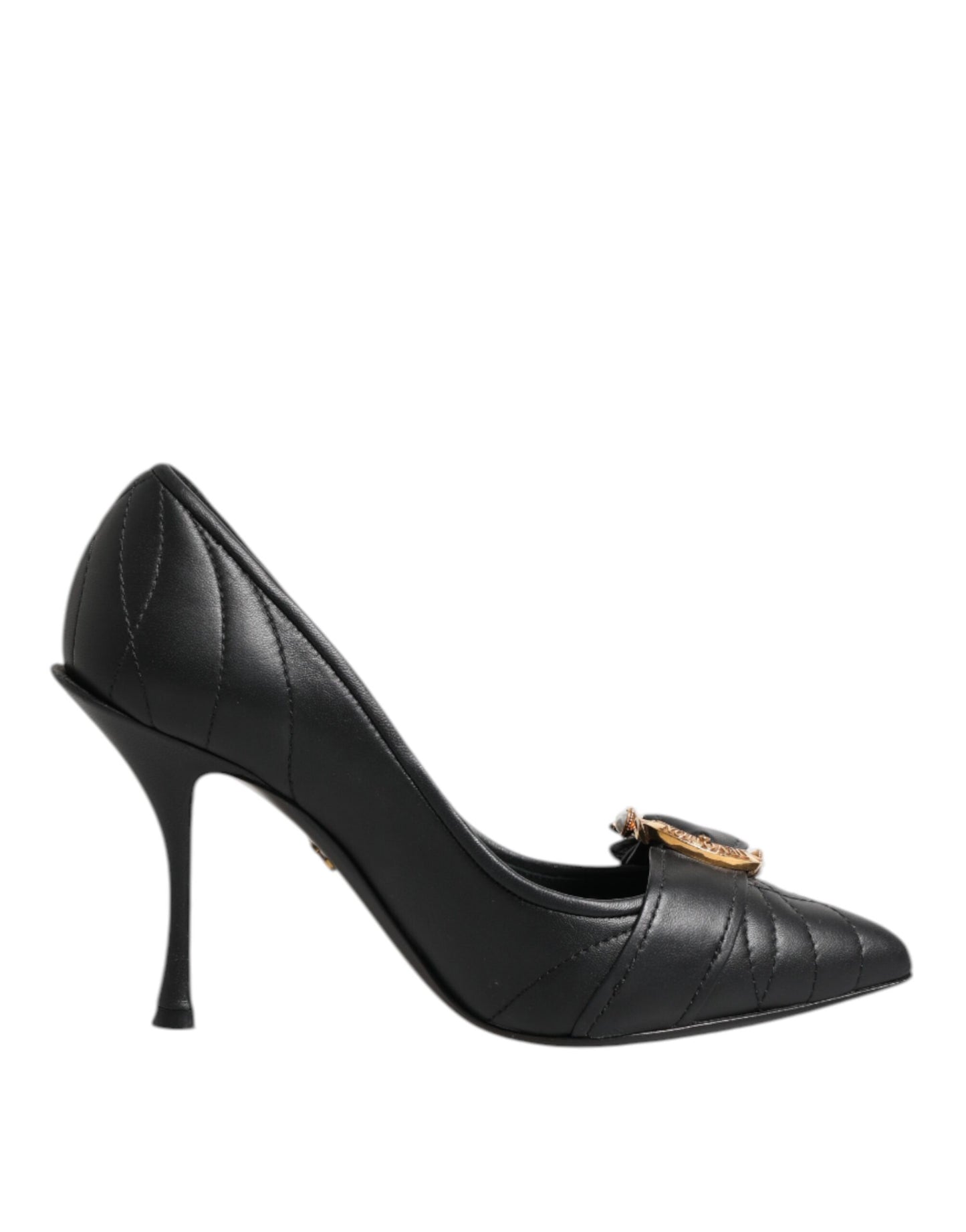 Zapatos de tacón Dolce & Gabbana Devotion de cuero negro