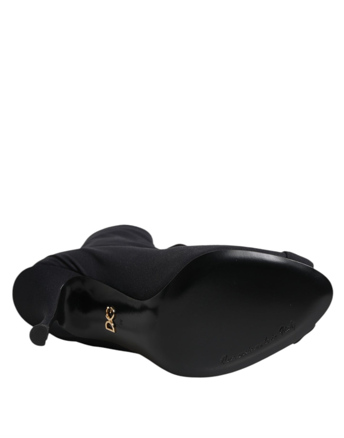 Dolce & Gabbana Zapatos de tacón de aguja negros con cordones