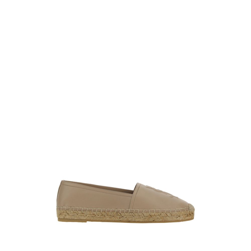 Alpargatas Saint Laurent de cordero beige Ovis Aries Aries