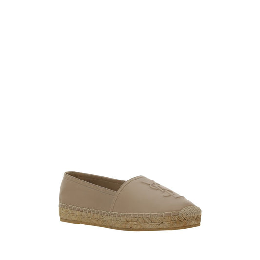 Alpargatas Saint Laurent de cordero beige Ovis Aries Aries