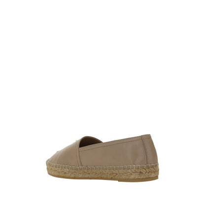 Alpargatas Saint Laurent de cordero beige Ovis Aries Aries