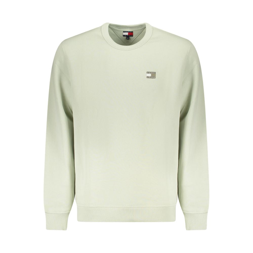 Sudadera de algodón verde para hombre Tommy Hilfiger
