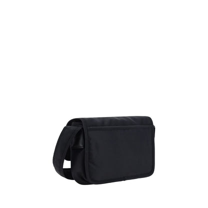 Bolso de hombro Saint Laurent negro de nailon