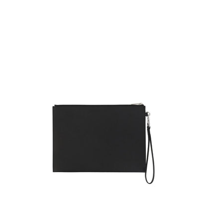 Saint Laurent Otros Accesorios de Piel de Becerro Negra Bos Taurus