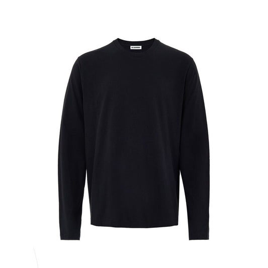 Camiseta Jil Sander de algodón negro