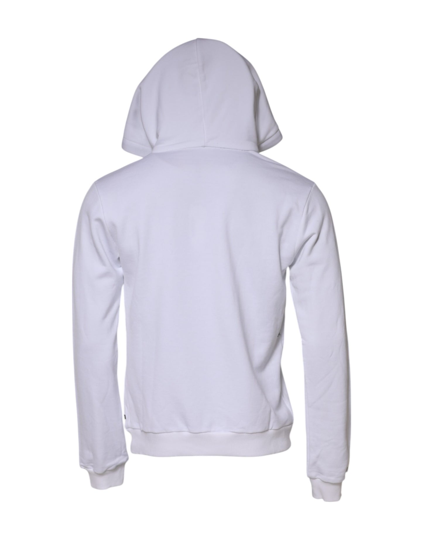 Sudadera con capucha y corazón sagrado blanca de Dolce & Gabbana