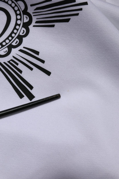 Sudadera con capucha y corazón sagrado blanca de Dolce & Gabbana