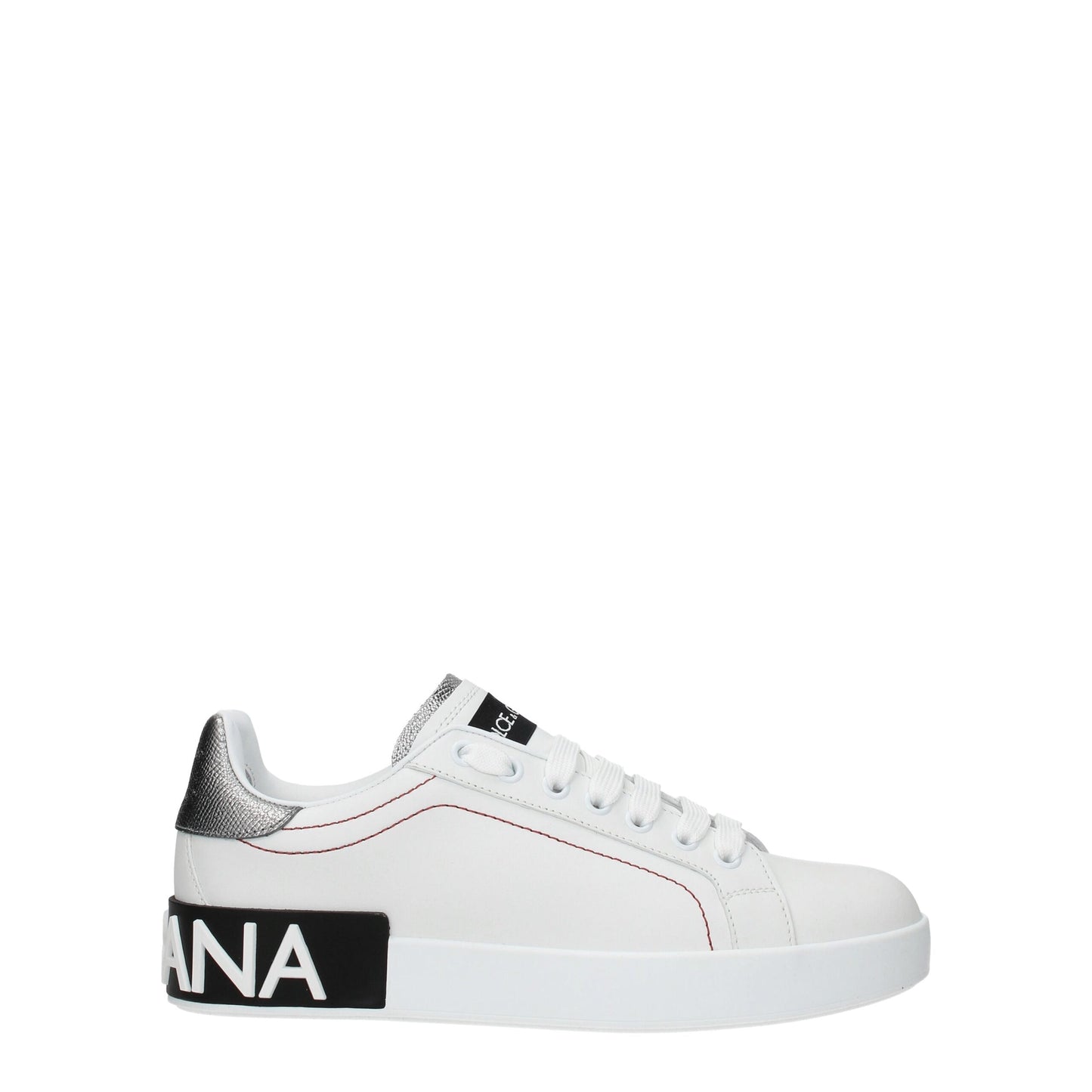 Zapatillas bajas de piel blanca Dolce & Gabbana