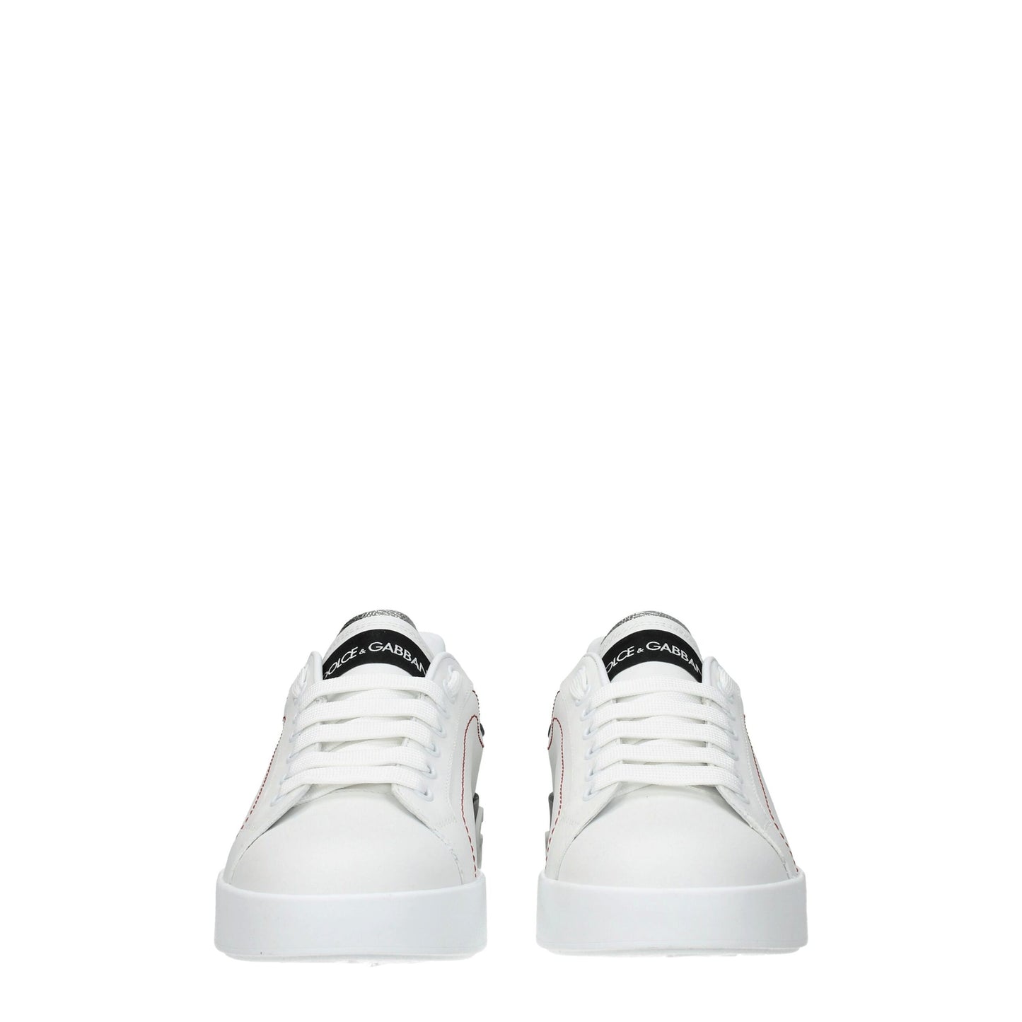 Zapatillas bajas de piel blanca Dolce & Gabbana