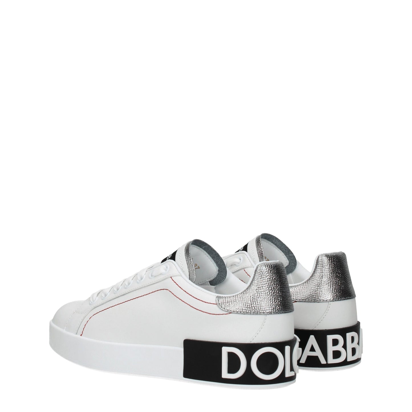 Zapatillas bajas de piel blanca Dolce & Gabbana