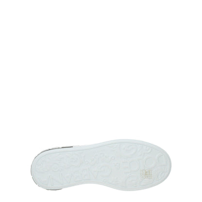 Zapatillas bajas de piel blanca Dolce & Gabbana