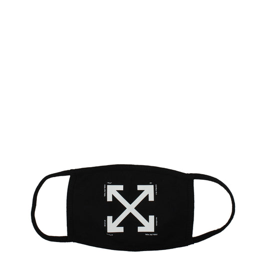 Mascarilla de algodón negra Off-White