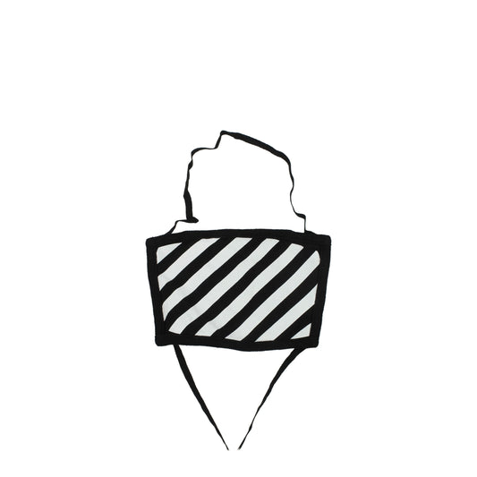 Mascarilla de algodón negra Off-White