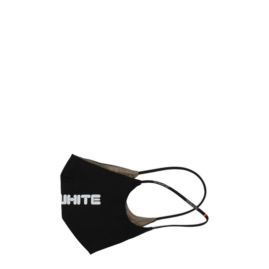 Mascarilla de algodón negra Off-White