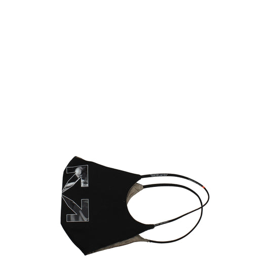 Mascarilla de algodón negra Off-White