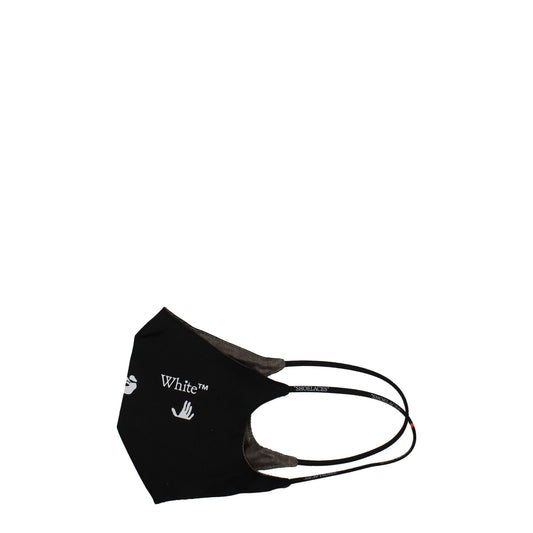 Mascarilla de algodón negra Off-White