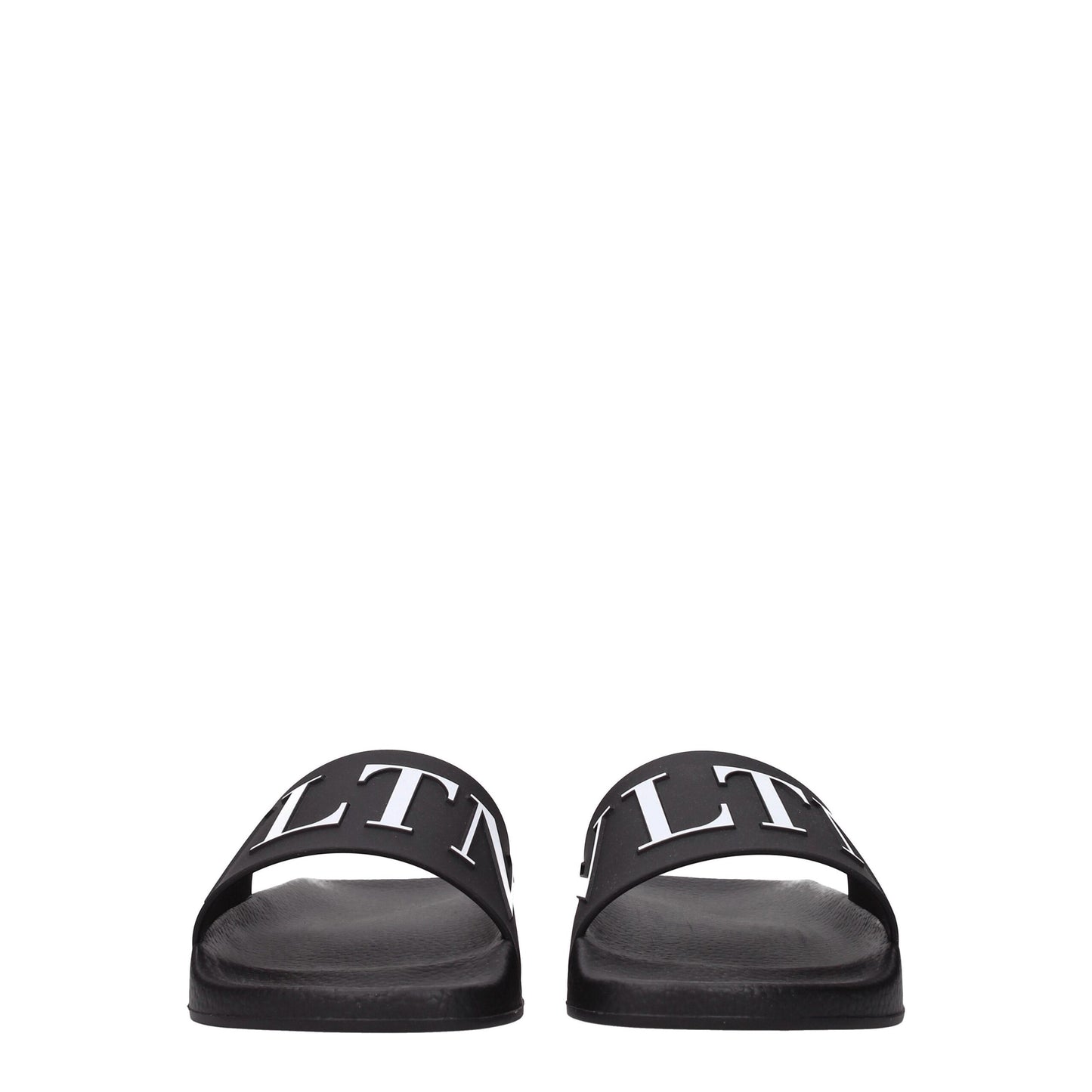 Pantuflas de algodón negras Valentino Garavani