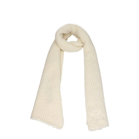 Bufanda de lana beige Off-White