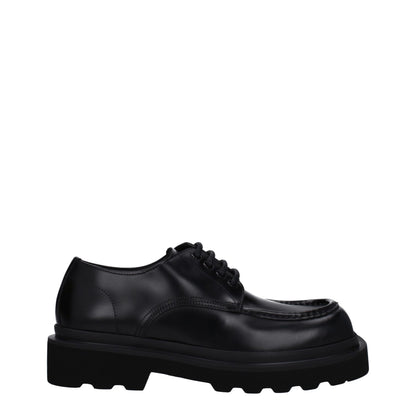 Mocasines y Derbies Dolce & Gabbana de Cuero Negro