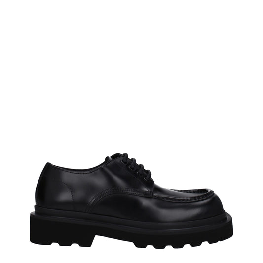 Mocasines y Derbies Dolce & Gabbana de Cuero Negro