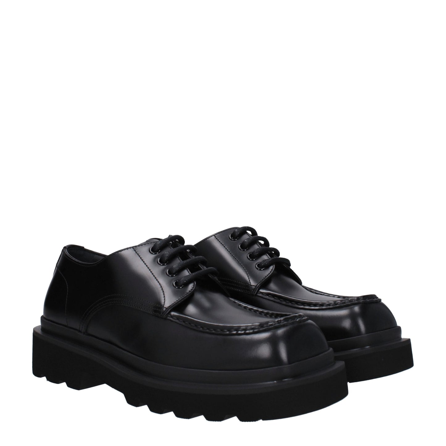 Mocasines y Derbies Dolce & Gabbana de Cuero Negro