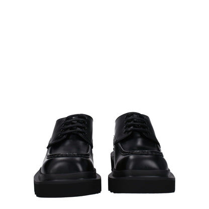 Mocasines y Derbies Dolce & Gabbana de Cuero Negro