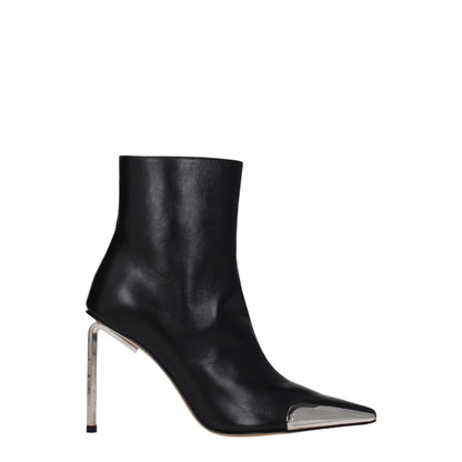 Botines Off-White de piel negra