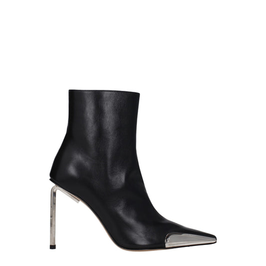 Botines Off-White de piel negra