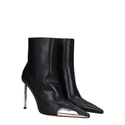 Botines Off-White de piel negra