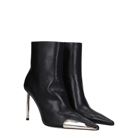 Botines Off-White de piel negra