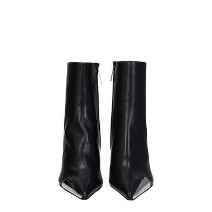 Botines Off-White de piel negra