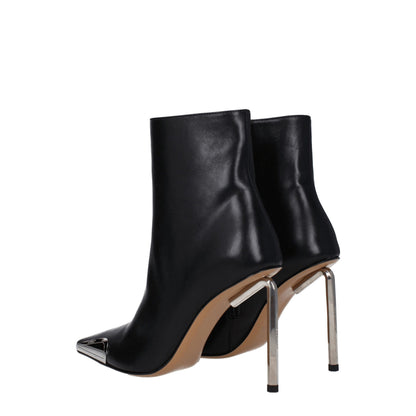 Botines Off-White de piel negra