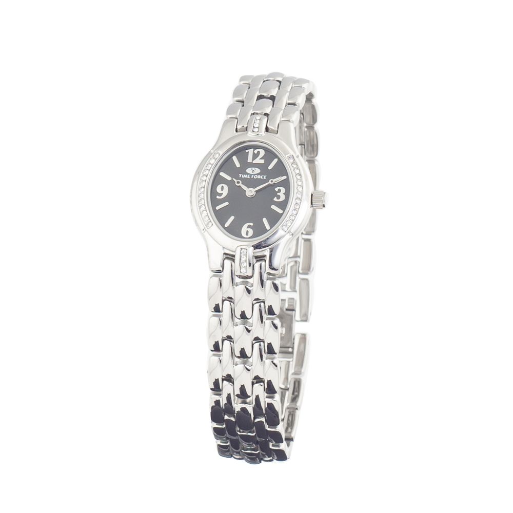 Reloj de vestir de acero inoxidable plateado Time Force