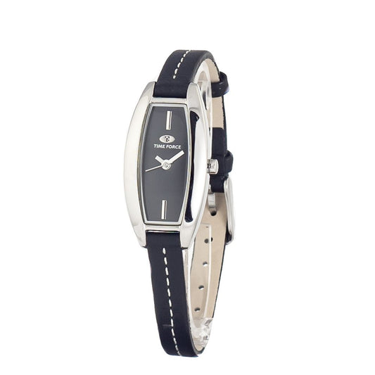 Reloj de vestir de cuero negro Time Force