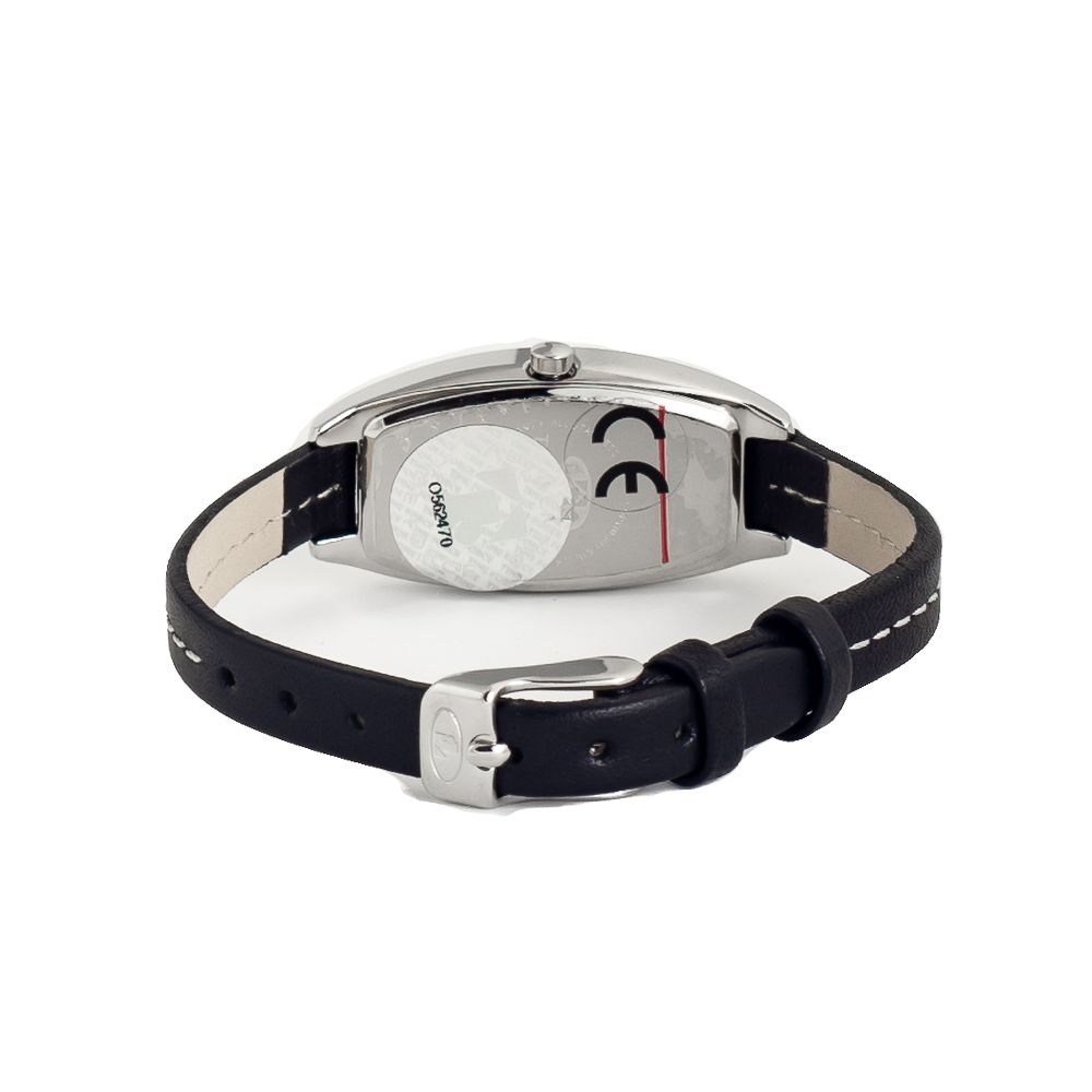 Reloj de vestir de cuero negro Time Force