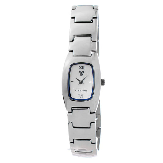 Reloj de vestir de acero inoxidable plateado Time Force