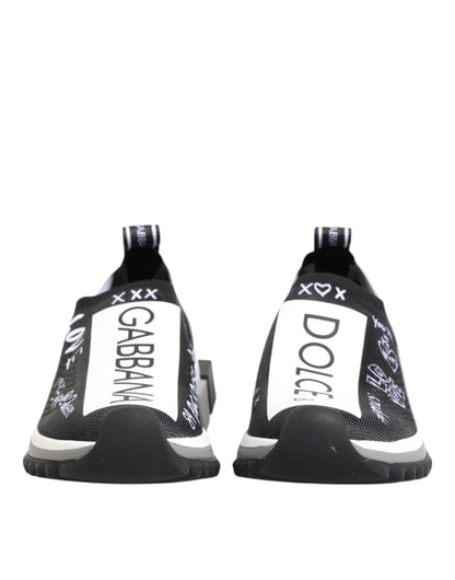 Zapatillas bajas Sorrento de Dolce & Gabbana en blanco y negro