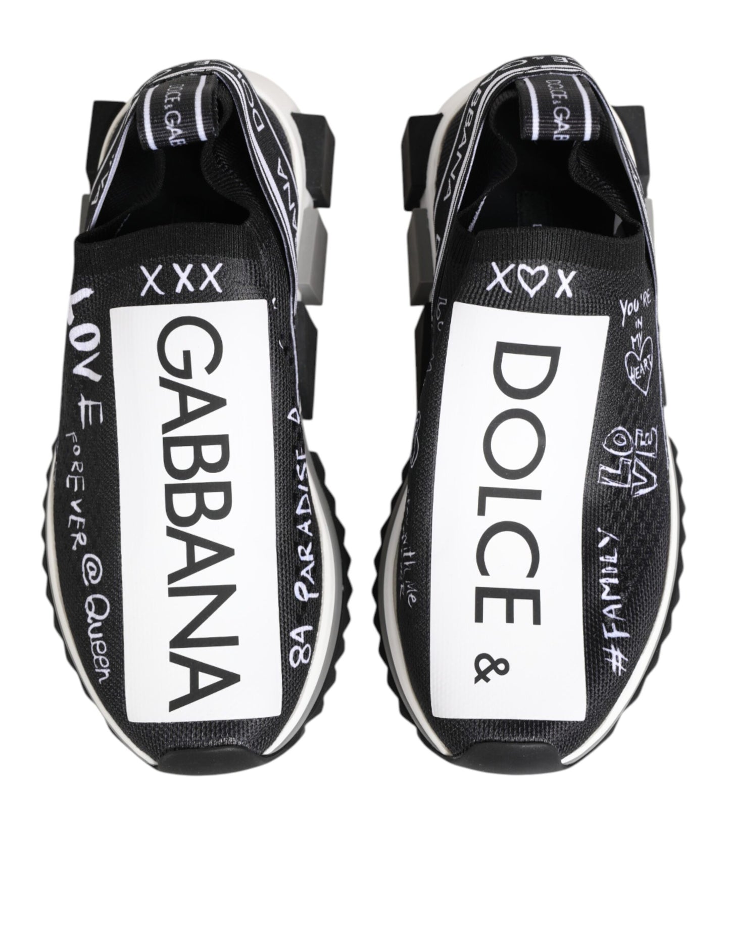Zapatillas bajas Sorrento de Dolce & Gabbana en blanco y negro