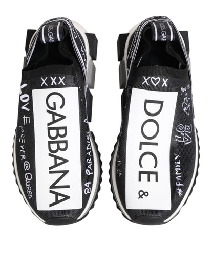 Zapatillas bajas Sorrento de Dolce & Gabbana en blanco y negro