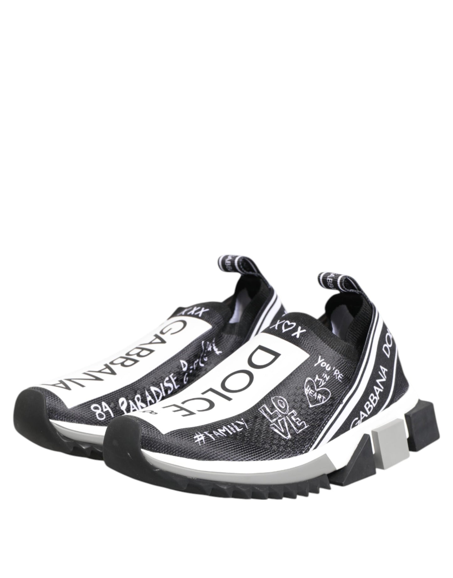 Zapatillas bajas Sorrento de Dolce & Gabbana en blanco y negro