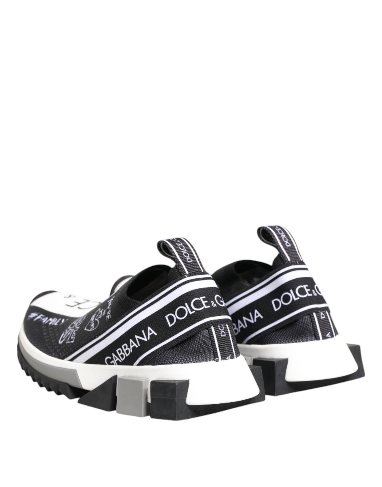 Zapatillas bajas Sorrento de Dolce & Gabbana en blanco y negro