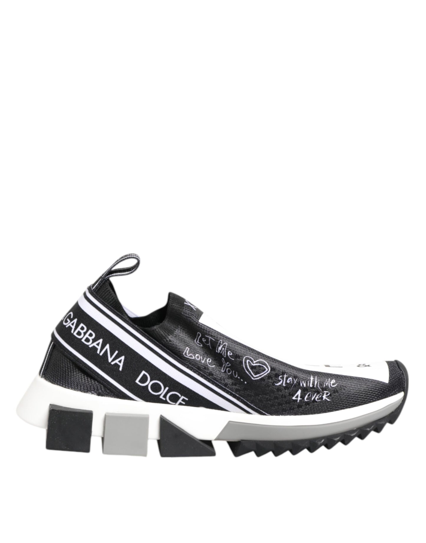 Zapatillas bajas Sorrento de Dolce & Gabbana en blanco y negro