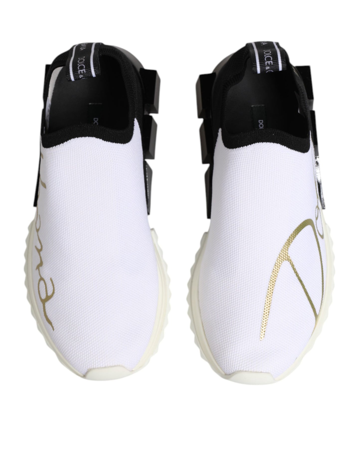 Zapatillas bajas Sorrento de Dolce & Gabbana blancas y negras